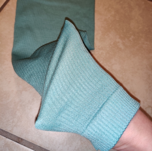 Sexy High Waist Spandex Tights Pastel Mint Stretchy Bodycon Pants Gym Yoga - Picture 6 of 10